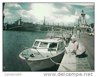 FRANCE PARIS  SEINE  E ARTISTA  MOTOSCAFO  VB1973 BT21833 - The River Seine And Its Banks