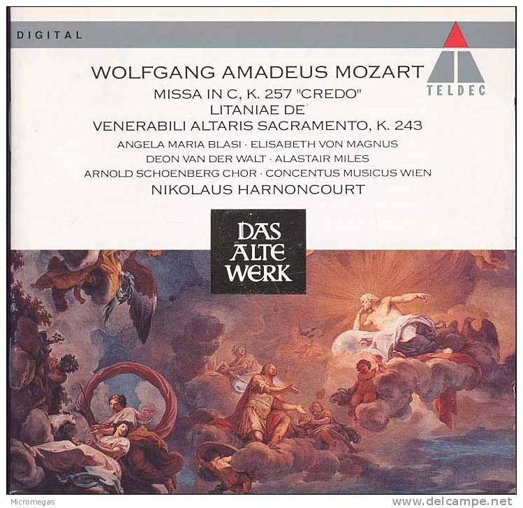 Mozart : Messe En Ut K.257, Harnoncourt - Classique