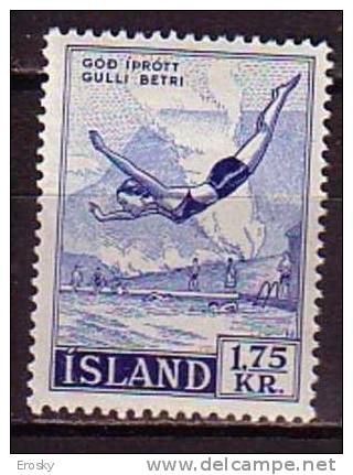 Q1194 - ISLANDE ICELAND Yv N°273 ** SPORT - Unused Stamps