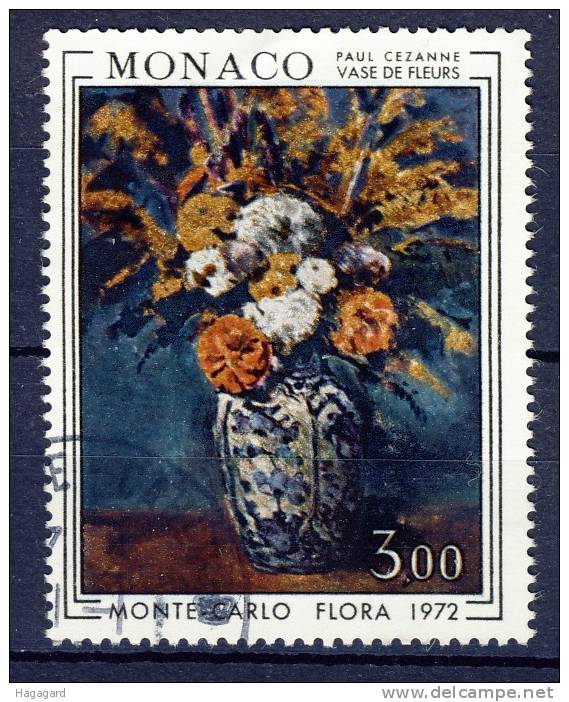 ##1972. Monaco. Painting By Paul Cezanne: Flowers. Michel 1041. Used - Gebruikt