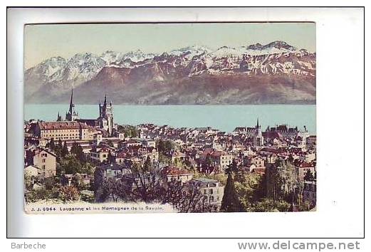 Lausanne Et Les Montagnes De Savoie - Lausanne