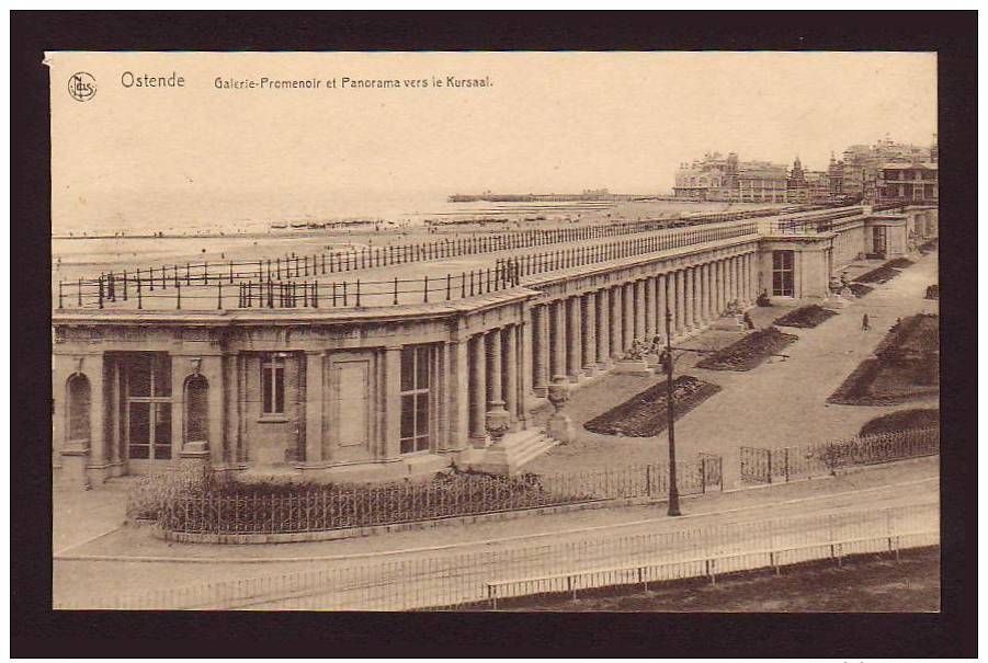 OSTENDE - Galerie - Promenoir Et Panorama Vers Le Kursaal - Edit. Thill - Oostende