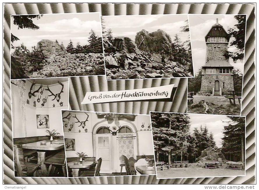 TOP!! GRUSS VON DER HANSKÜHNENBURG * 1950 *!! - Osterode