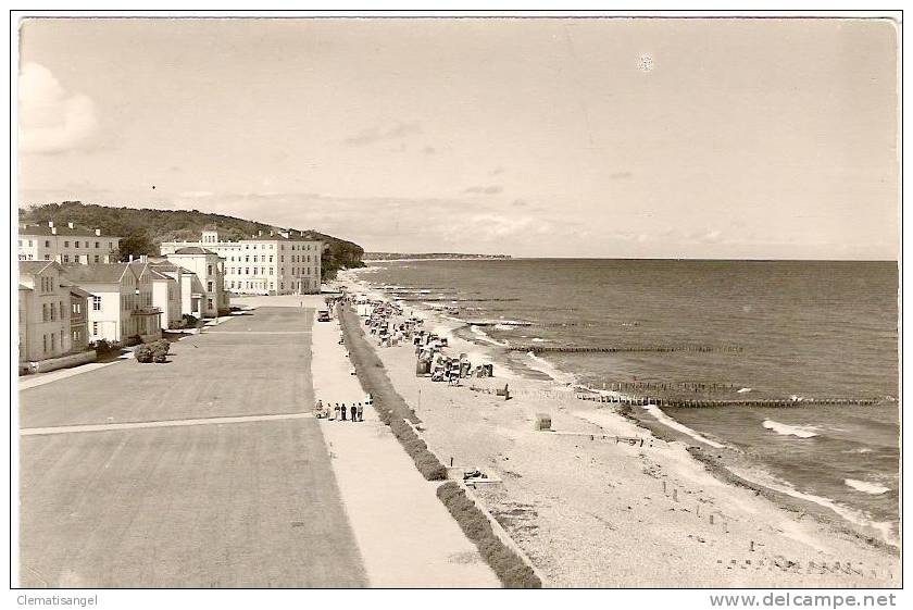 TOP!! HEILIGENDAMM * STRAND GESAMTANSICHT ZU DDR ZEIT * 1960 *!! - Heiligendamm