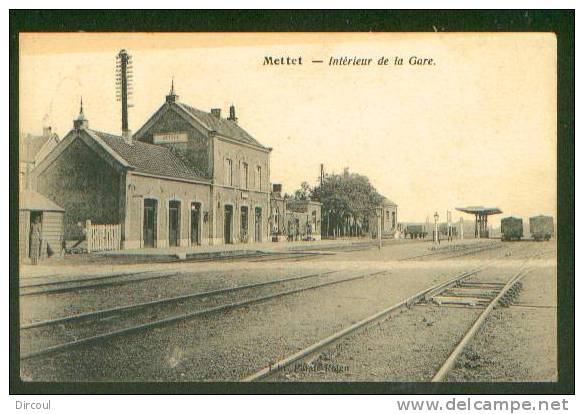 11640 -    Mettet  Intérieur De La Gare - Mettet