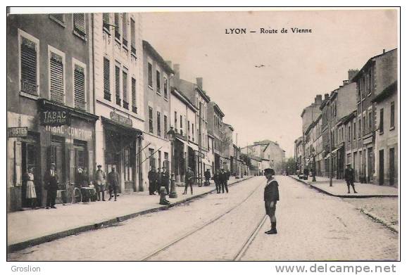 LYON ROUTE DE VIENNE (ANIMATION) 1925 - Lyon 7
