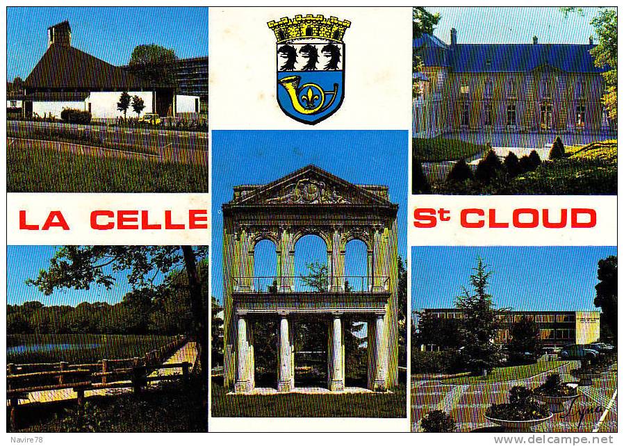 78 La Celle Saint Cloud Blason Etang De Bechevet  Porte De Bendern Chateau Mairie Multivues. - La Celle Saint Cloud