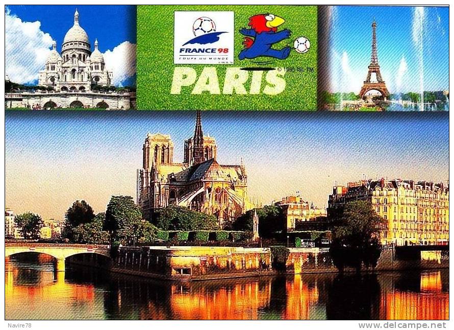 Coupe Du Monde De Football 1998. Carte Collector  N°18/24 - Exhibitions