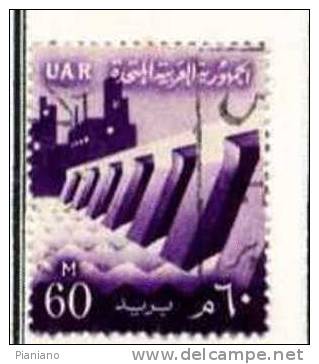 PIA - EGITTO - 1959-60 : Serie Corrente : Diga- (Yv 464A) - Used Stamps