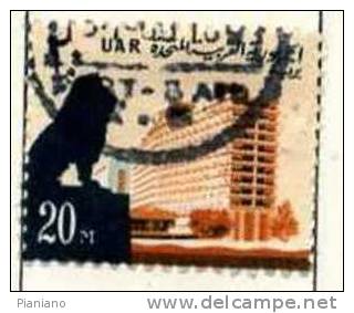 PIA - EGITTO - 1964 : Serie Corrente : Hotel Nilo-Hilton - (Yv 585) - Used Stamps