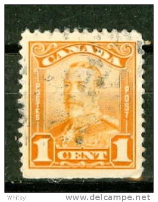 1928 1 Cent  King George V Scroll Issue #149a Booklet Single - Oblitérés