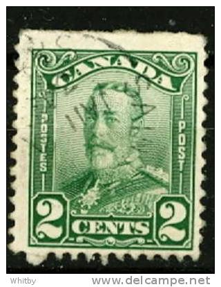 1928 2 Cent  King George V Scroll Issue #150a Booklet Single - Gebraucht