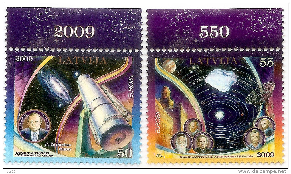 Latvia 2009  Europa  CEPT - Astronomy  MNH - 2009