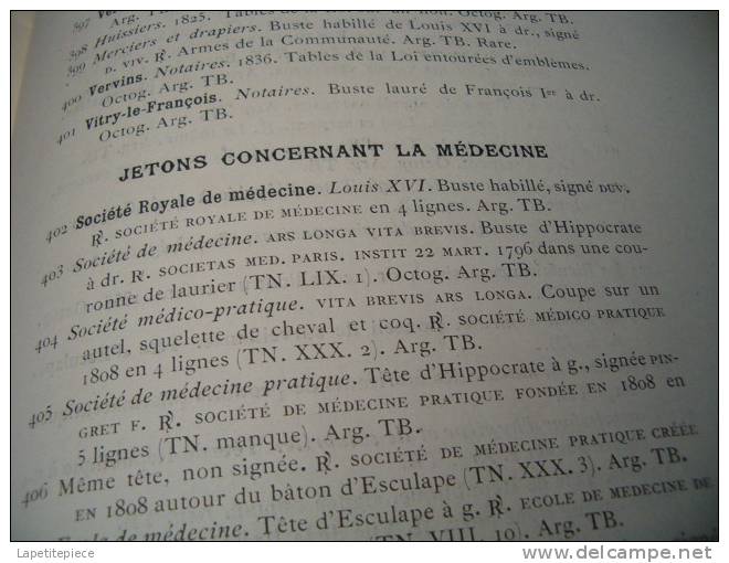 Catalogue de vente Monnaies Féodales Drouot, Vente du 1er Mai 1911 à Paris, Hotel Drouot salle n°8