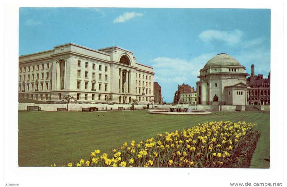 OLD FOREIGN 1992 - UNITED KINGDOM - ENGLAND -  CIVIC CENTRE AND HALL OF MEMORY, BIRMINGHAM - Birmingham