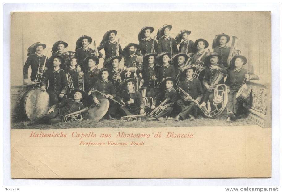 MONTENERO DI BISACCIA CAMPOBASSO 1900  LA BANDA MUSICALE.  SPLENDIDA!! - Campobasso