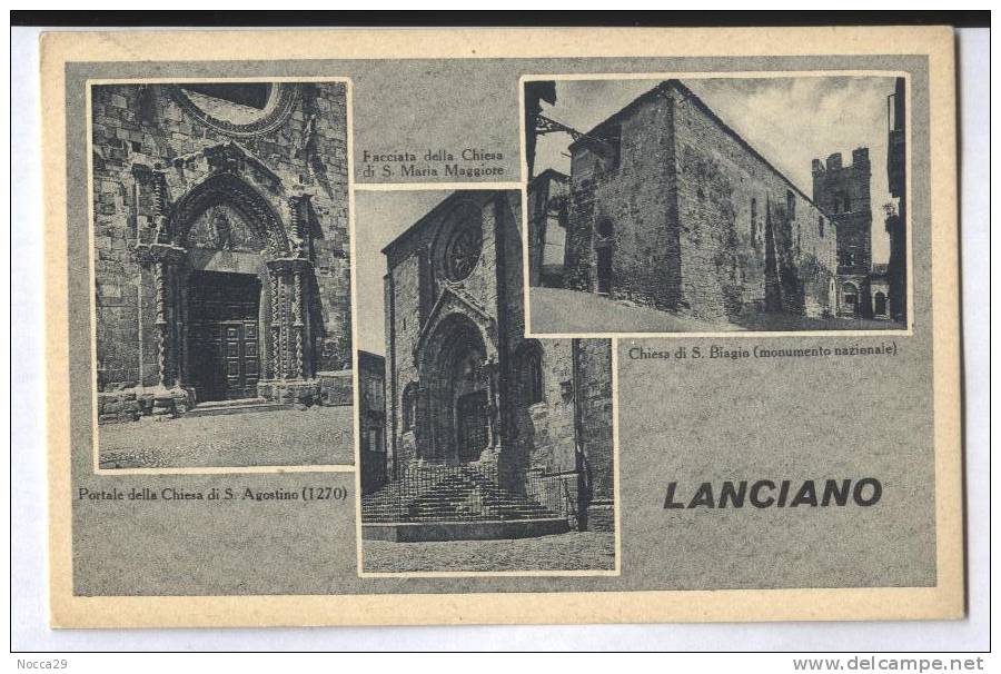 LANCIANO   CHIETI  1940 CIRCA         3 VEDUTINE - Chieti