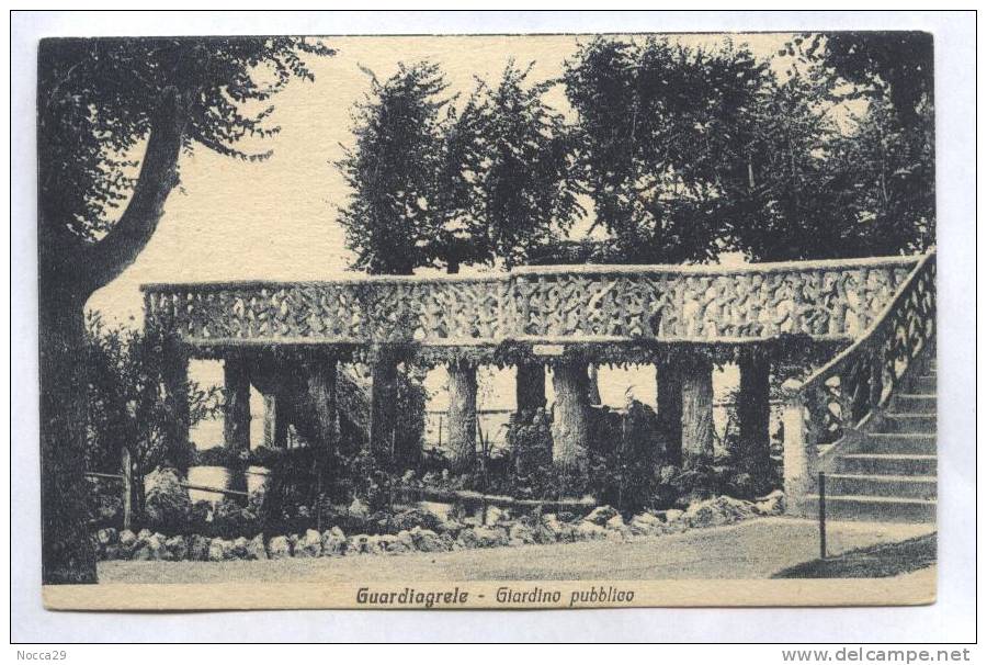 GUARDIAGRELE CHIETI 1936   GIARDINO PUBBLICO - Chieti