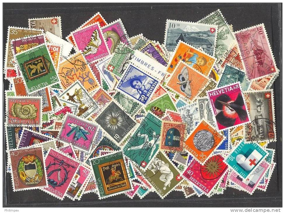 333+ Different Semipostals From Switzerland (= Pro Juventute And Pro Patria Stamps) - Collections