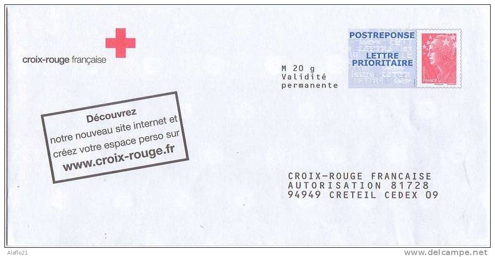 PAP - PRET A POSTER REPONSE BEAUJARD - Croix Rouge Française - 08P602 - PAP: Antwort/Beaujard