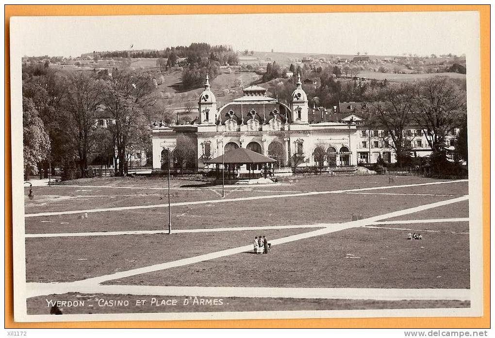 E625 Yverdon Casino Et Place D'Armes. Animé. Ed. Deriaz Baulmes 5634 - Baulmes