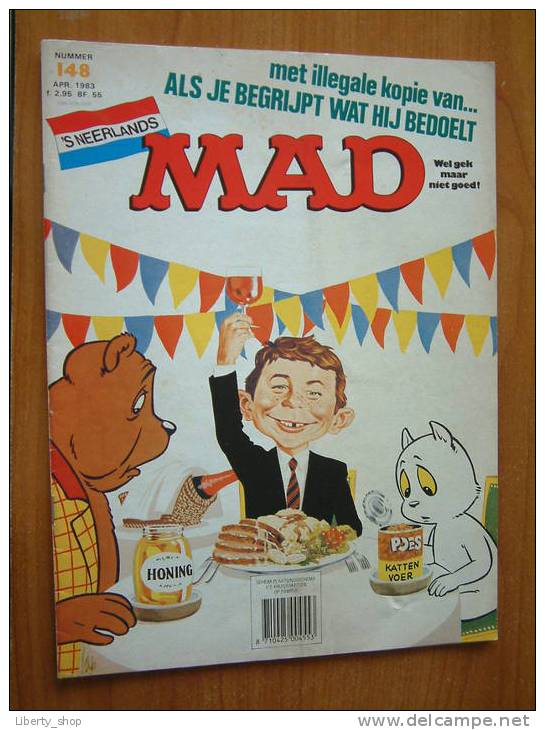 MAD ´s Neerlands / Wel Gek Maar Niet Goed - NR. 148 - April 1983 ! - Autres & Non Classés