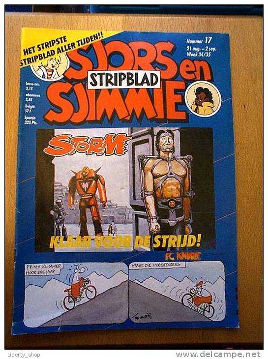 SJORS En SJIMMIE N° 17 ( 21 Aug. - 2 Sep. Week 34/35 - 1989 ) ! - Sjors En Sjimmie