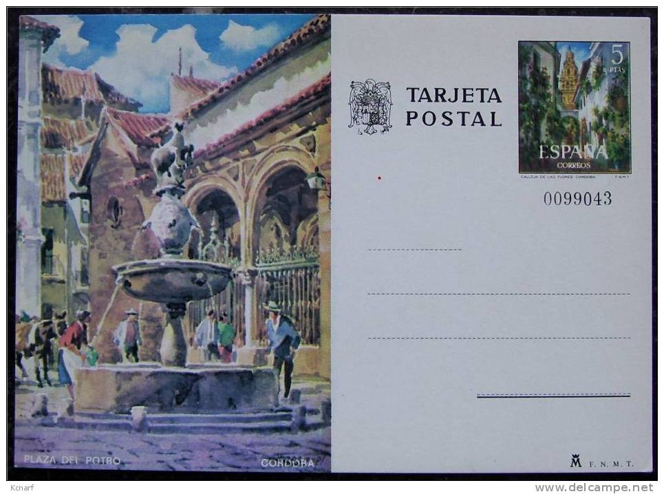 Tarjeta Postal De CORDOBA " Plaza Del Potro " N° 0099043 . - 1931-....