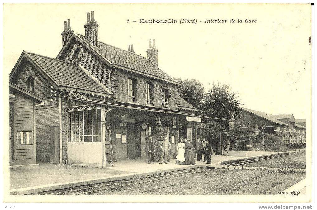 HAUBOURDIN - Intérieur De La Gare - Voy. 1905 - Haubourdin