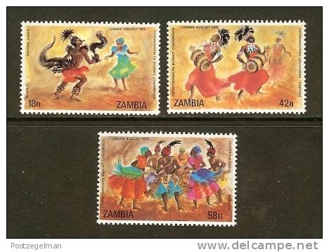 ZAMBIA 1979 MNH Stamp(s) Commonwealth 201-204  3 Values Only (not Complete) - Zambia (1965-...)