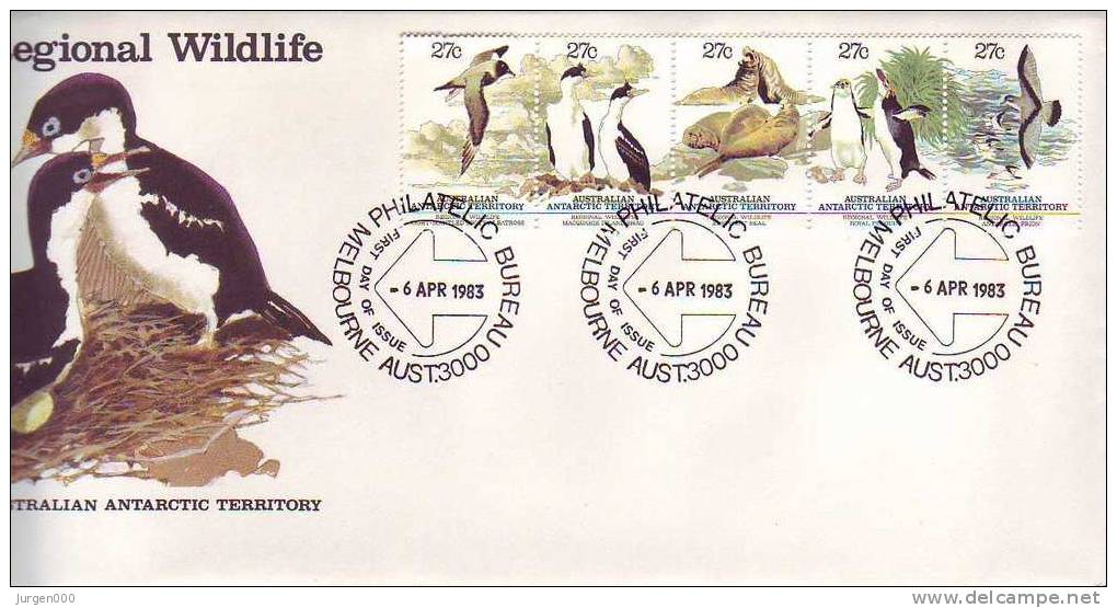 Australian Antarctic Territory FDC (2736) - Penguins