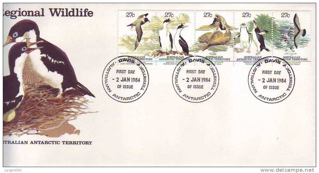 Australian Antarctic Territory, Davis, FDC (2738) - Pingueinos