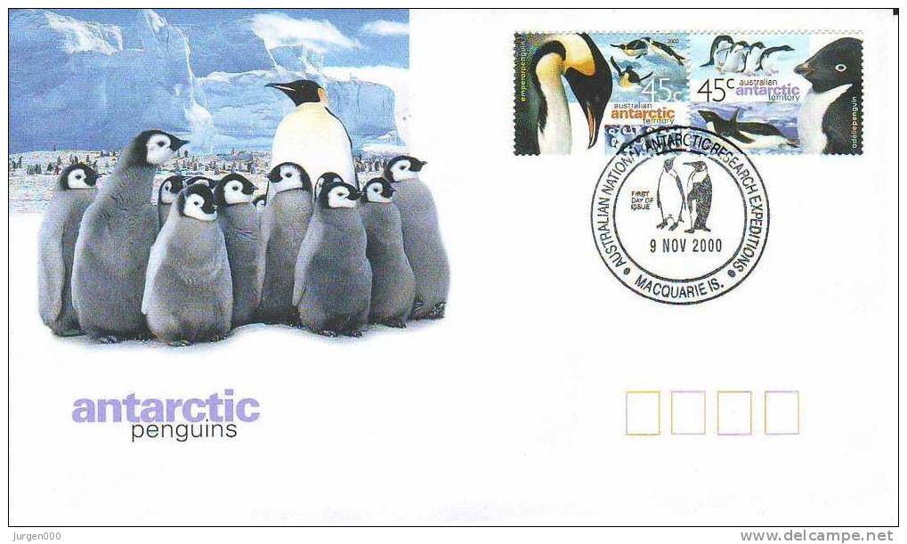 Australian Antarctic Territory, Macquarie, FDC (2767) - Penguins