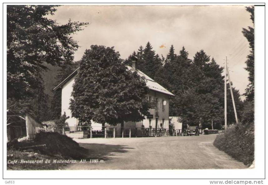 Café-Restaurant Du Mollendruz (1958) - Autres & Non Classés