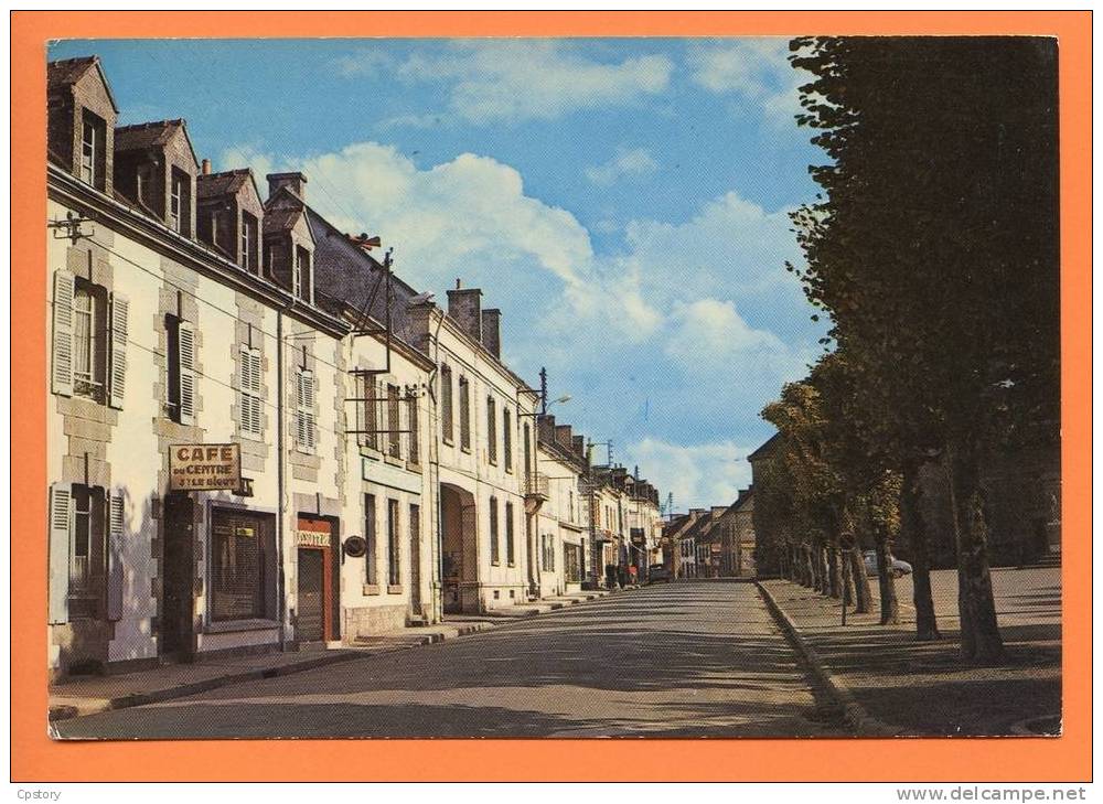 56 - CLEGUEREC - Rue Principale - Café Du Centre J. Le Bigot - Cleguerec