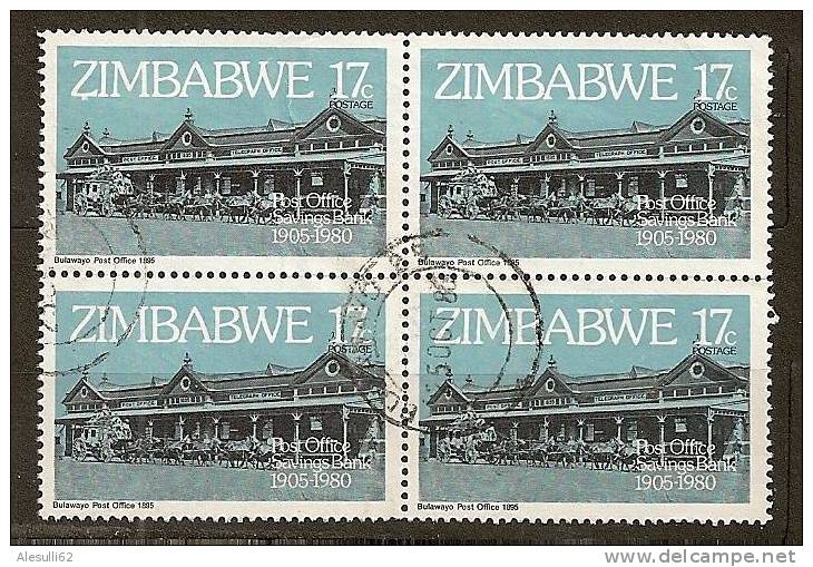 ZIMBABWE - 1980 - N. 24 In Quartina/US - Zimbabwe (1980-...)