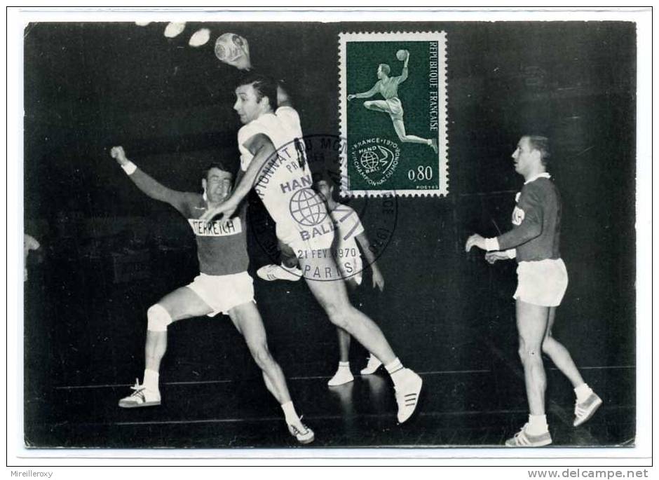 SPORT / HANDBALL / CARTE MAXIMUM CHAMPIONNAT DU MONDE  1970 - Handball