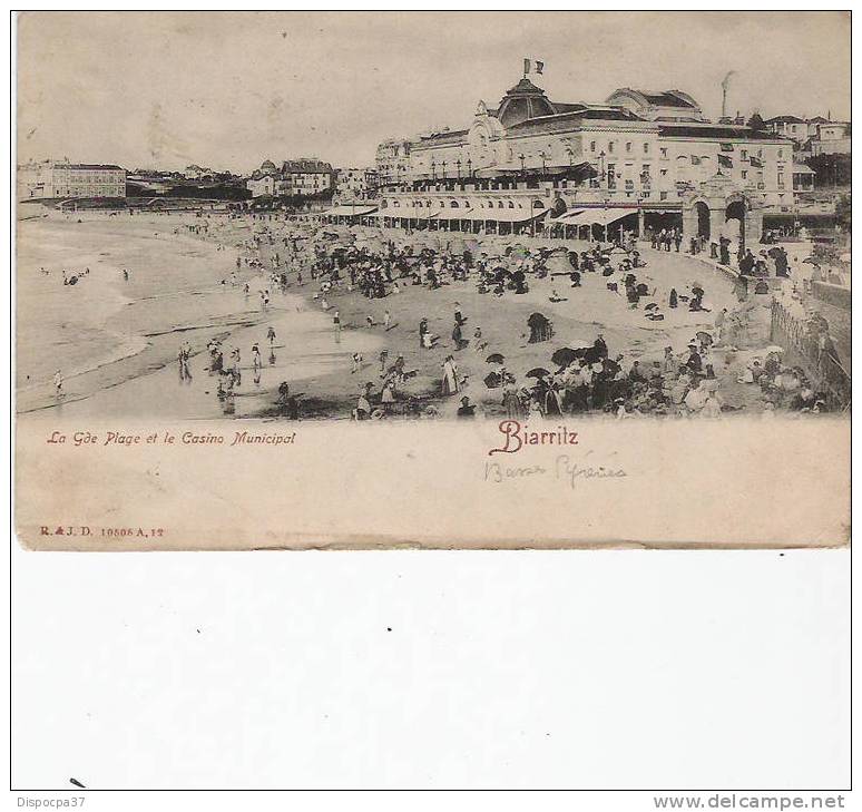 64 - BIARRITZ - La Grande Plage Et Le CASINO - Casinos