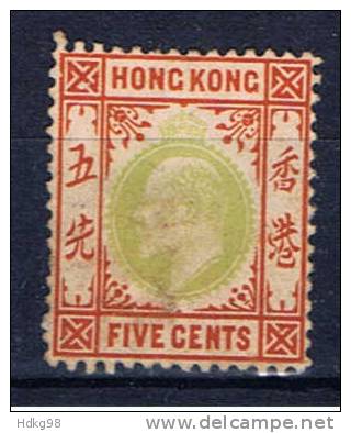 HK+ Hongkong 1904 Mi 78 OG Königsporträt - Neufs