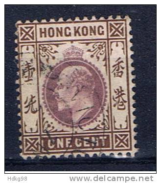 HK+ Hongkong 1907 Mi 91 Königsporträt - Gebraucht