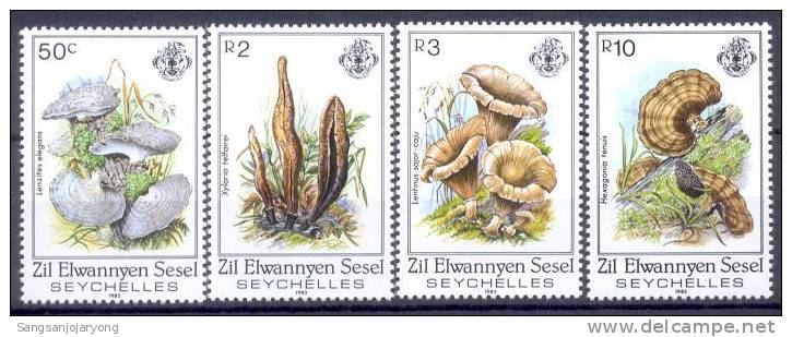 Seychelles Z.E.S Sc92-5 Mushrooms - Champignons