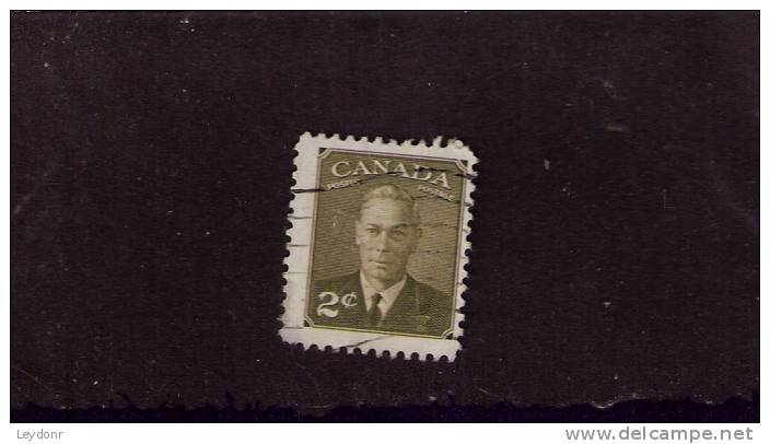 Canada - King George VI - Scott # 285 - Usati