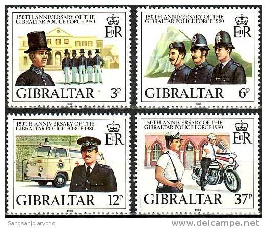 Gibraltar Sc386-9 Police Force - Police - Gendarmerie