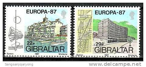 Gibraltar Sc499-500 Europa, Neptune House, Ocean Heights - 1987