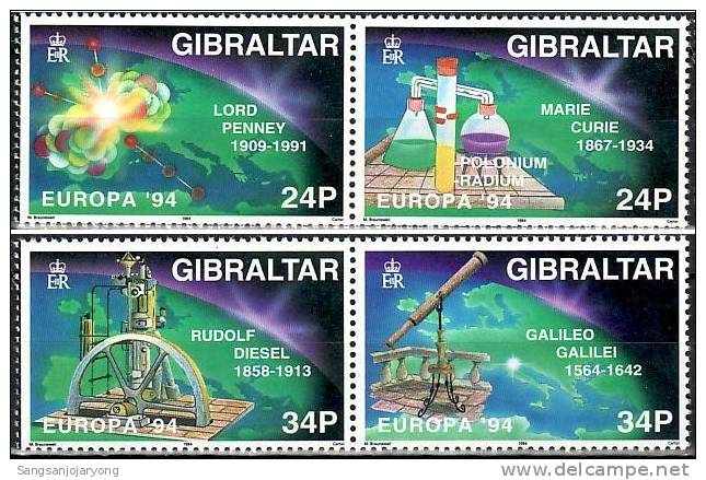 Gibraltar Sc653-6 Europa, European Discoveries - 1994
