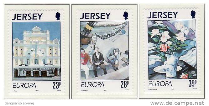 Jersey Sc631-3 Europa, Contemporary Art - 1993