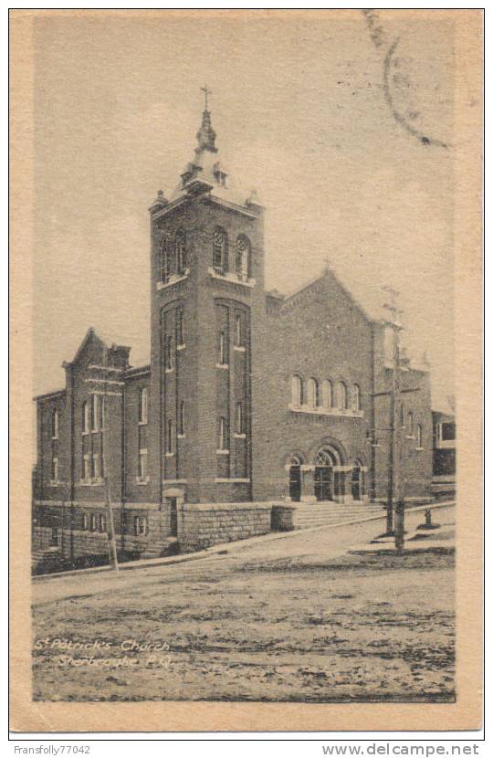 SHERBROOKE QUEBEC CANADA St Patrick´s Church 1931 - Sherbrooke