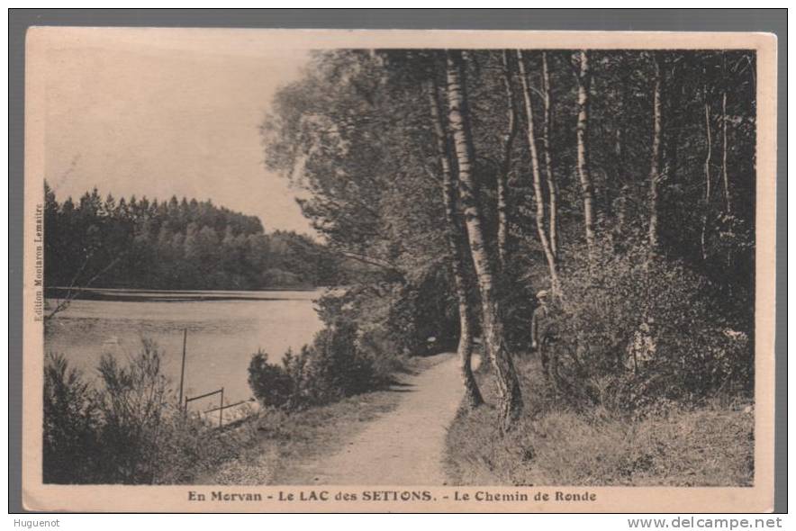 C - CARTE POSTALE - 58 - MONTCHAUSSE LES SETTONS - LE LAC - - Montsauche Les Settons