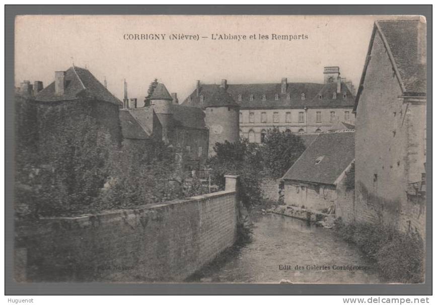 C - CARTE POSTALE - 58 - CORBIGNY - ANCIENNE ABBAYE - LES REMPARTS - - Corbigny