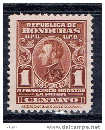 HN+ Honduras 1941 Mi 381 Porträtmarke - Honduras